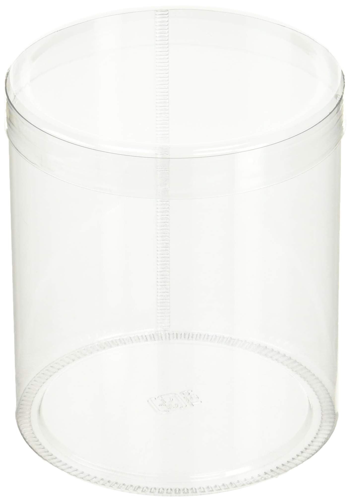 Amazon｜cotta PET円筒ケース 80径×H90mm フタ付 透明 8径×H9cm 65880